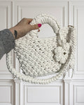 Bubble Totè Bag Panna