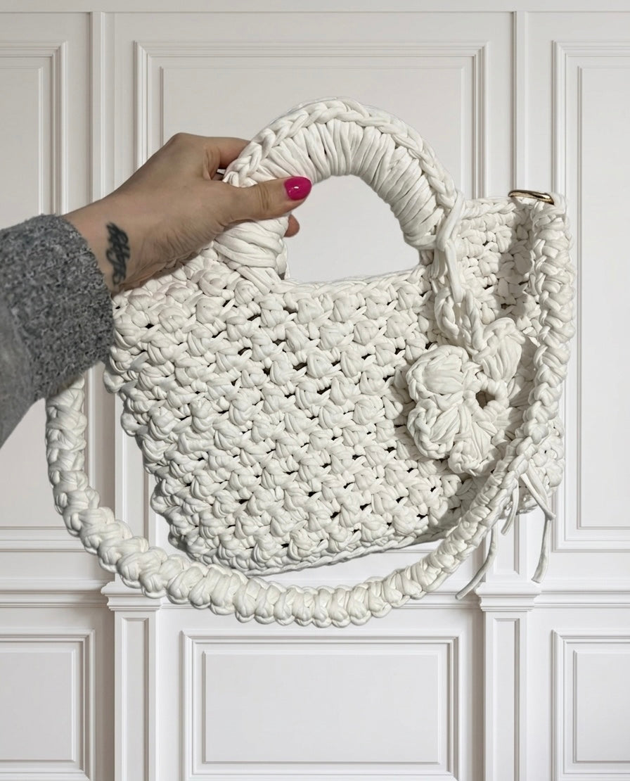 Bubble Totè Bag Panna