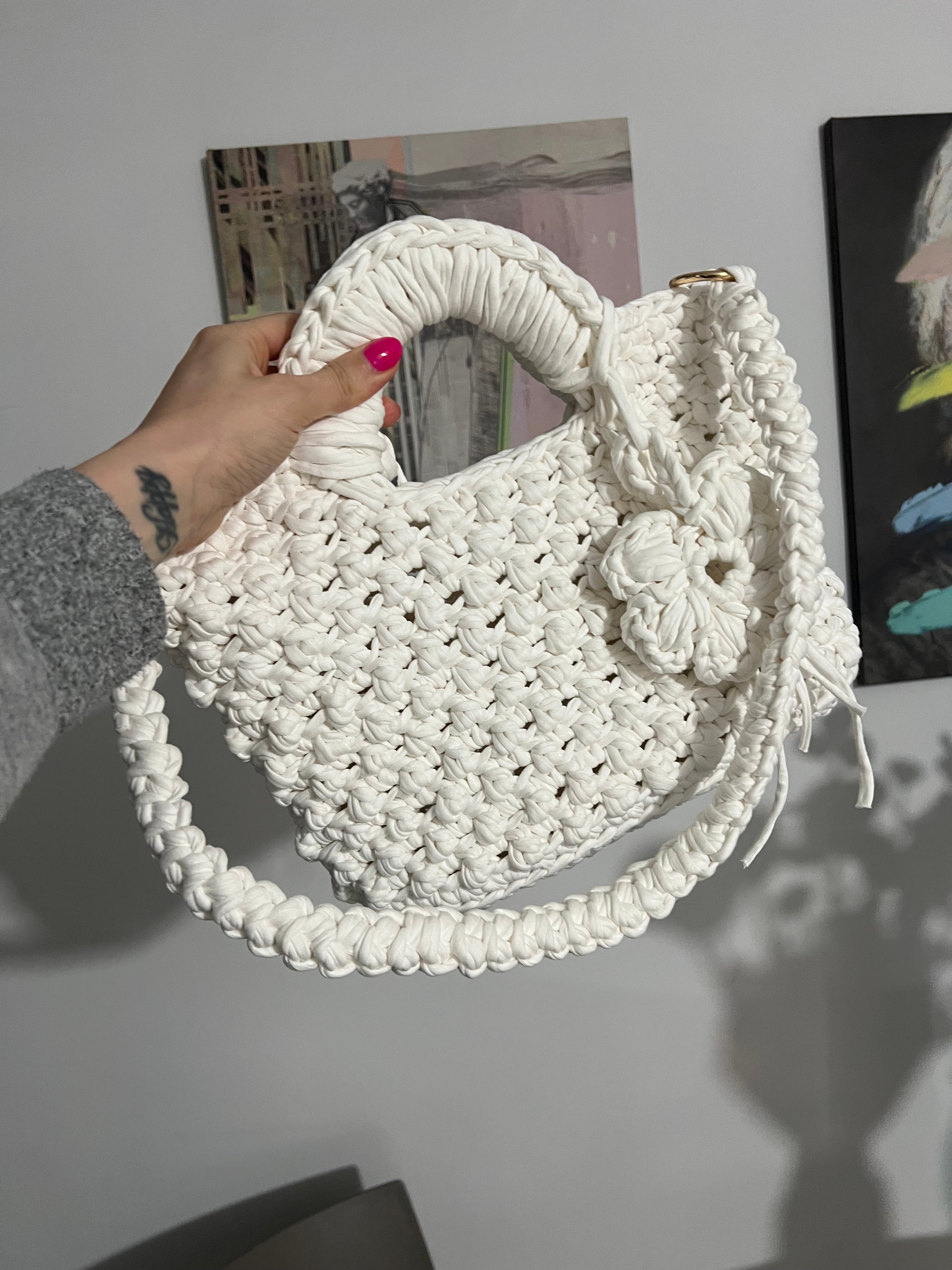Bubble Totè Bag Panna