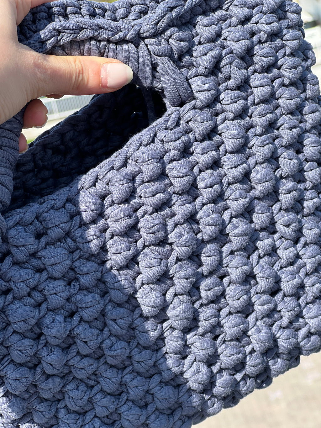 Bubble Totè Bag Grigio