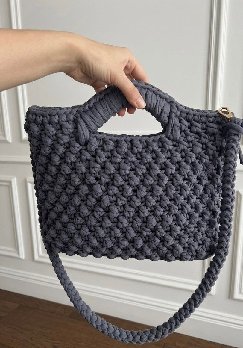 Bubble Totè Bag Grigio