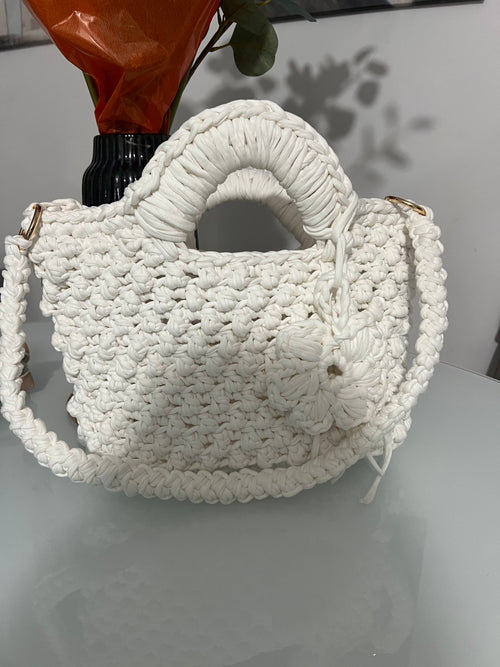 Bubble Totè Bag Panna